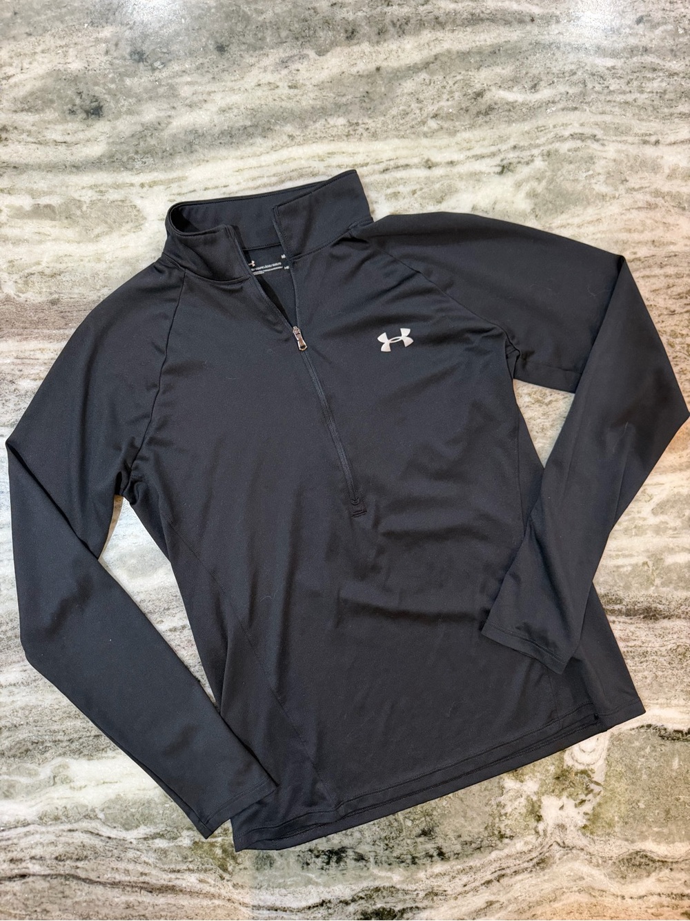 Under Armour Black Women's Quarter-Zip Active Pullover